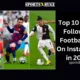 Most Followed Footballers On Instagram